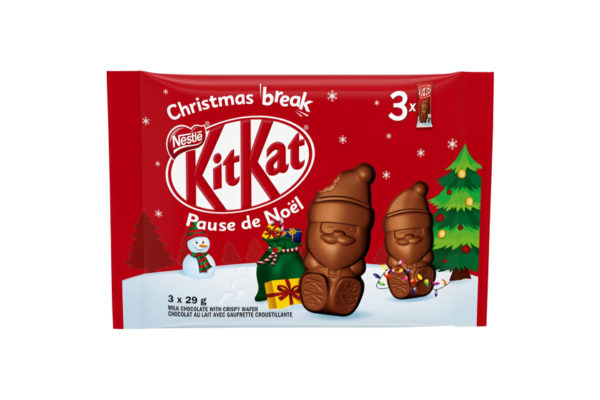 Kit Kat Introduces a First-of-Its-Kind Santa-Shaped Holiday Candy