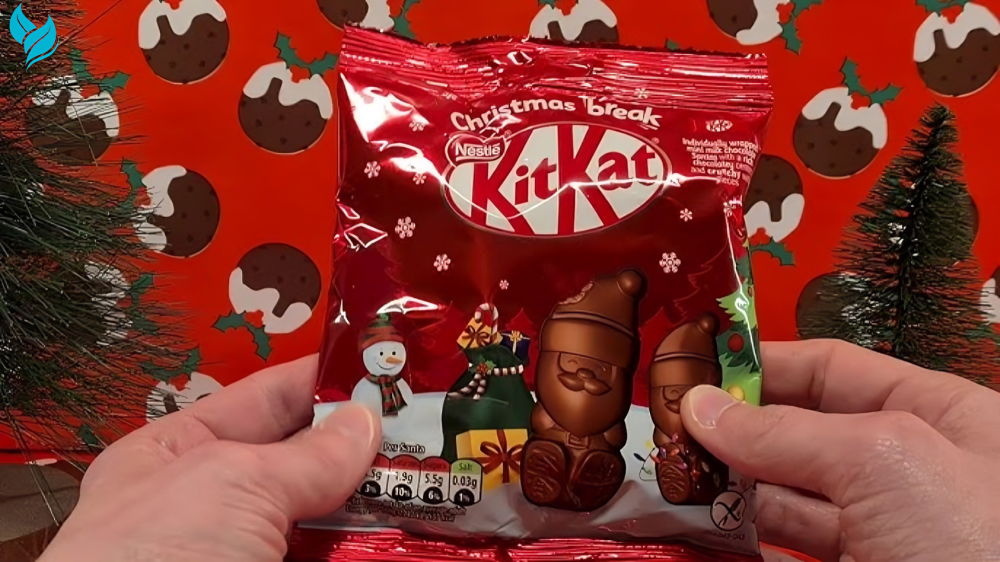 Kit Kat Introduces a First-of-Its-Kind Santa-Shaped Holiday Candy